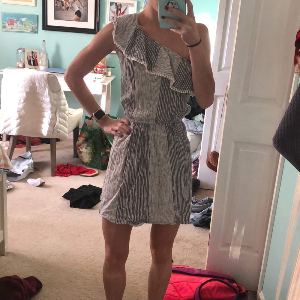 American Eagle one shoulder dress